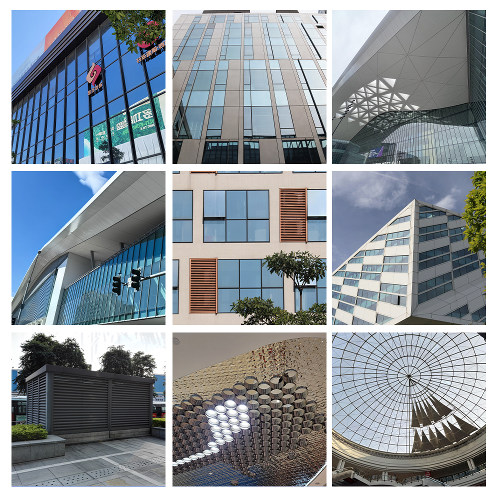 Exterior Wall Cladding Panels With Laser Cut Aluminum Designs For Commercial Buildings Contractor Project Supply