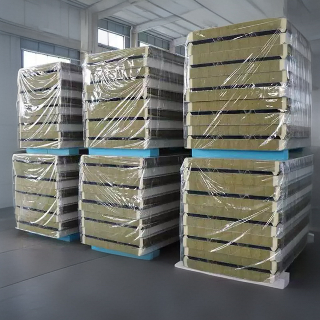 Factory Sales Fireproof Eco-Friendly Polyurethane Sandwich Panels For Cold Room Warehouse Exterior Walls Custom Thickness