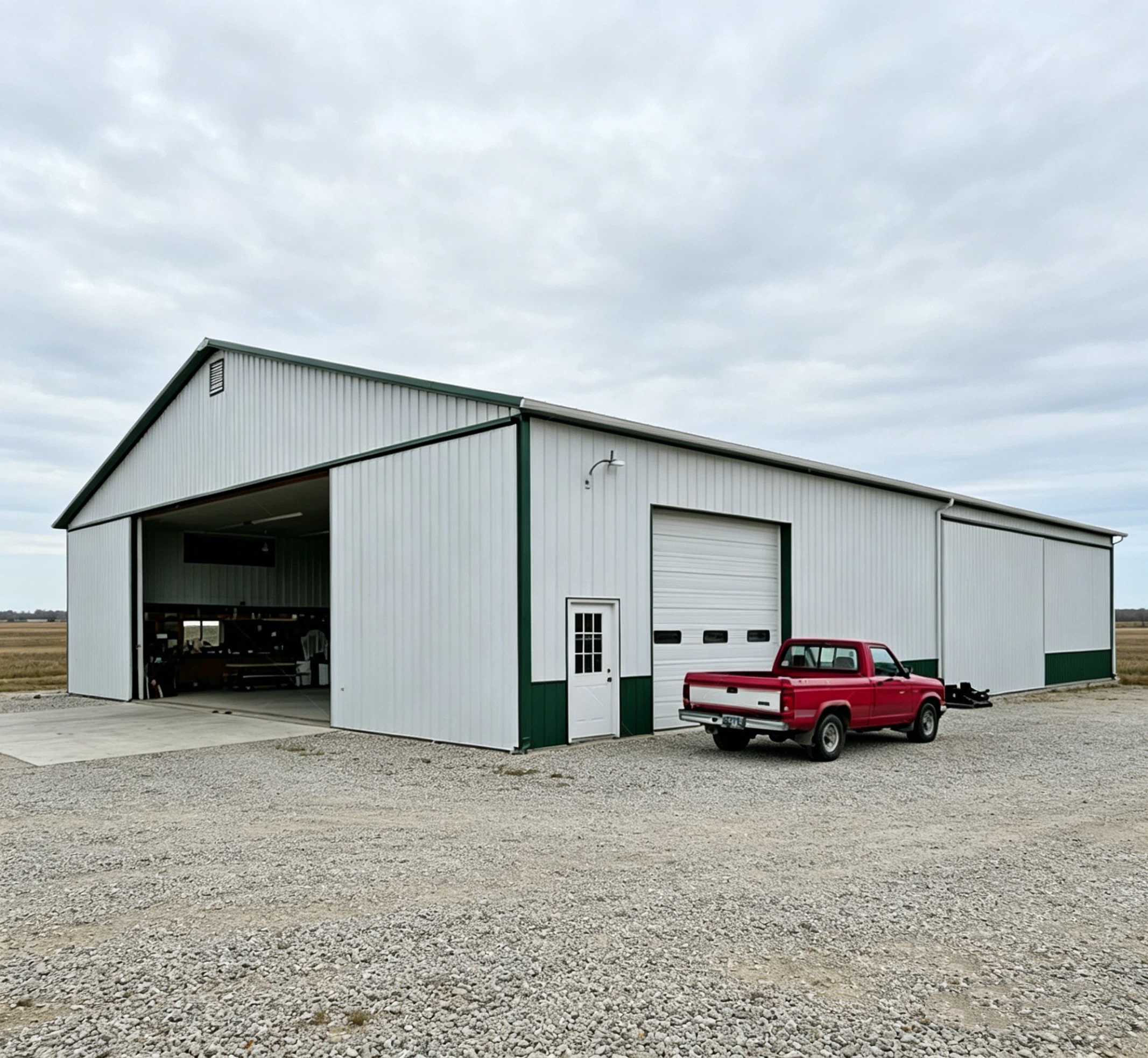 Low Cost Prefabricated Steel Structure Warehouse Workshop Building, Modular Industrial Factory Shed Design Q235B For Storage