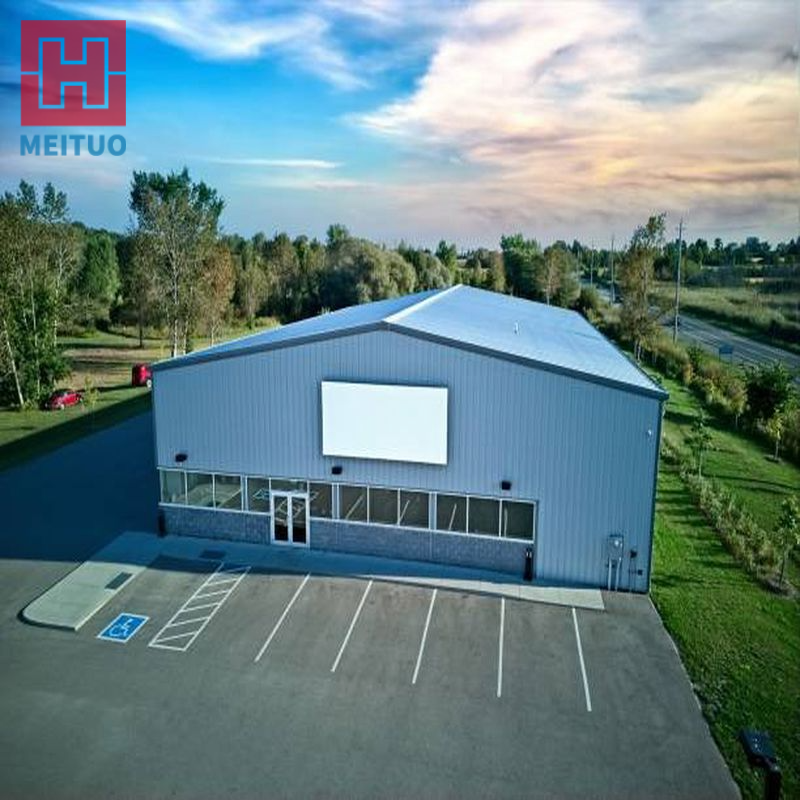Easy Assemble Steel Structure Warehouse With Sandwich Panel Wall And Roof
