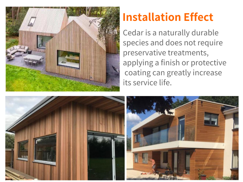 Natural Cedar Timber Wall Cladding Wood Exterior Tongue and Groove Wall Panels Wall Cladding Exterior Outdoor