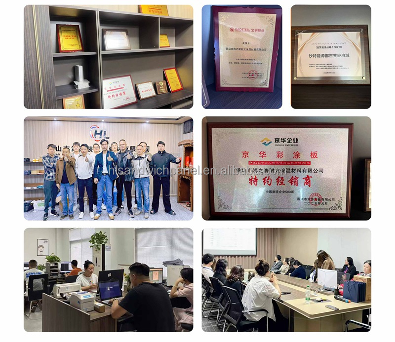 Source factory rock wool sandwich panels for insulation, soundproofing, heat preservation, and fire resistance