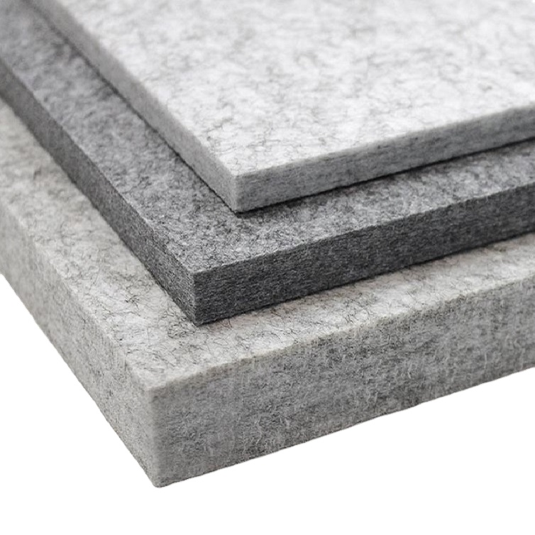 Soundproof Polyester Felt Acoustic Easy Cutting Wall Panel PET Acoustic Board Recycled Polyester Acoustic Panels