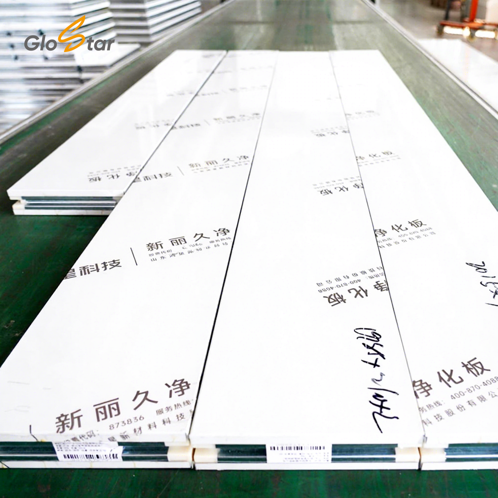 Glostar CE 50mm Handmade Cleanroom Sandwich Panel Interior Wall Panels Dust-proof Clean Room Partition Panel for Medical and Lab