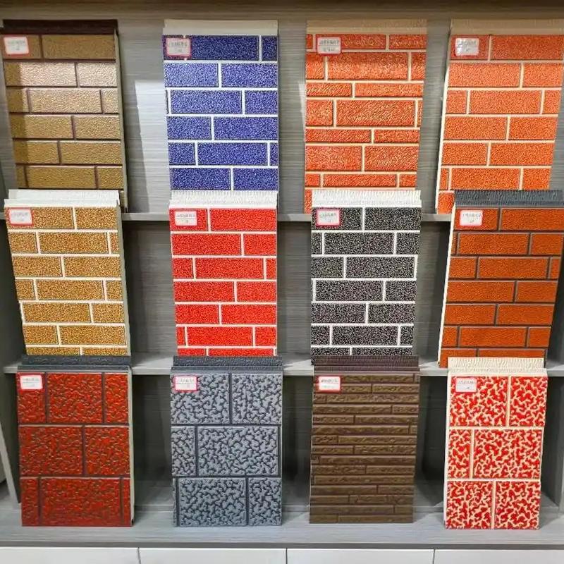 Modern Fireproof External Carved Polyurethane-Cement-Wall-panels Pu Metal Exterior Wall Panel Sandwich Panel Feature Widely Used