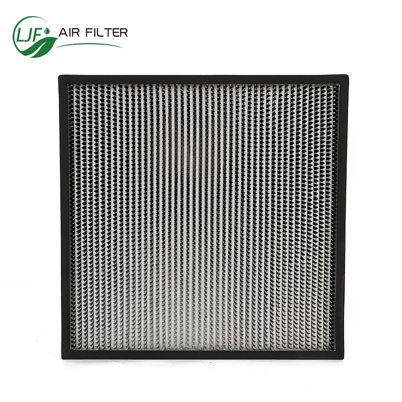 H13 H14 Deep Pleated HEPA Filter FFU Panel Box Filter Reliable Chinese Manufacturer for Electronics Factory Hospital Cleanroom