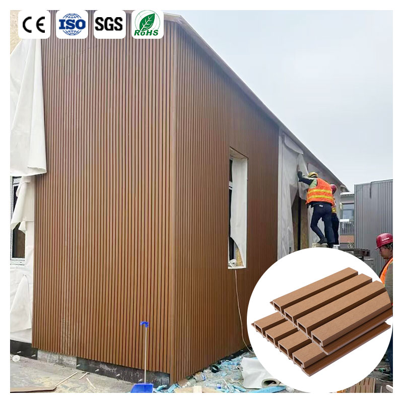 Wholesale Low Price Free of Heavy Metals Outdoor WPC Wall Panel for Bathhouse Exterior Walls
