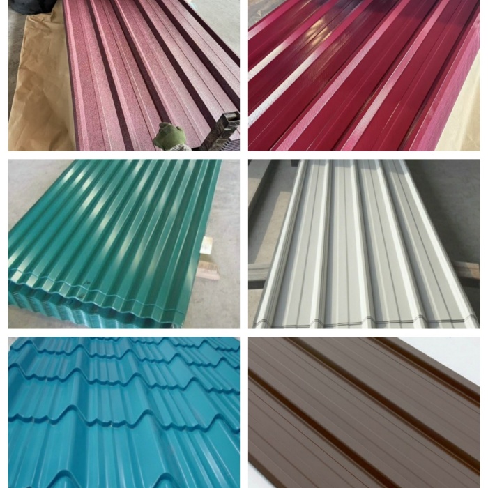 Corrugated Pre-coating Galvalume Steel Metal Sheet for Facade Wall Panel