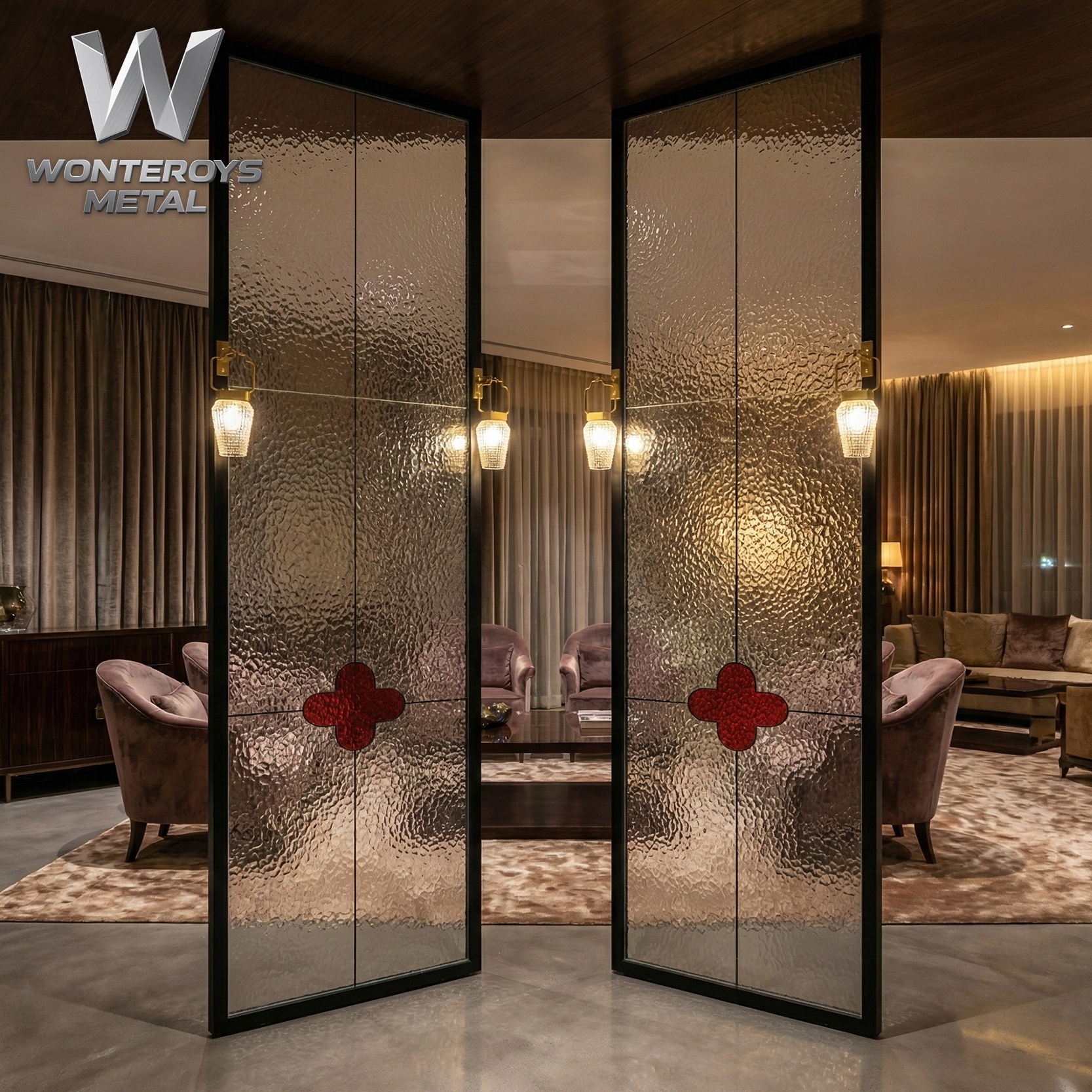 Customized Stainless Steel Frame Structure Screen Partition Wall Divider Laser Cut Art Modern Design for Home Salon Lobby Office