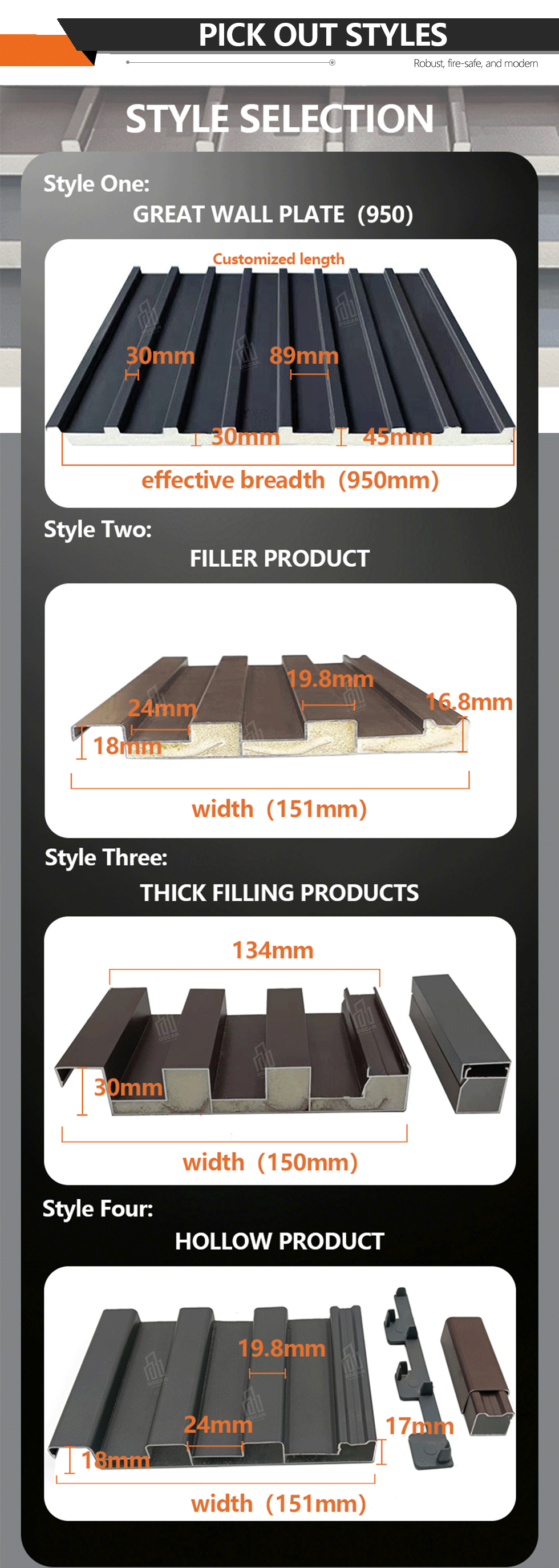 Sound - Proof Innovative Modern Roofing Panels Interior Partition Panels for Home Office Warehouse Insulated Roof Panels