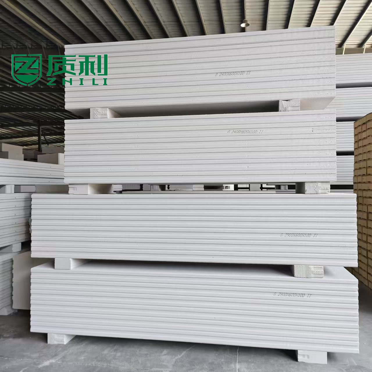 Zhili Brand 50mm Lightweight Concrete Insulated Fireproof Roof Panels for Hotel Office School Buildings 1 Year Warranty Models