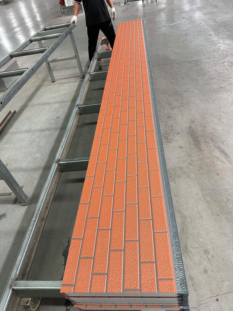 Modern Fireproof External Carved Polyurethane-Cement-Wall-panels Pu Metal Exterior Wall Panel Sandwich Panel Feature Widely Used