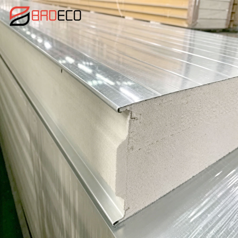 Internal Insulated Partition Wall PU/PIR Sandwich Panel for Separating Freezer &amp; Chiller in Same Warehouse