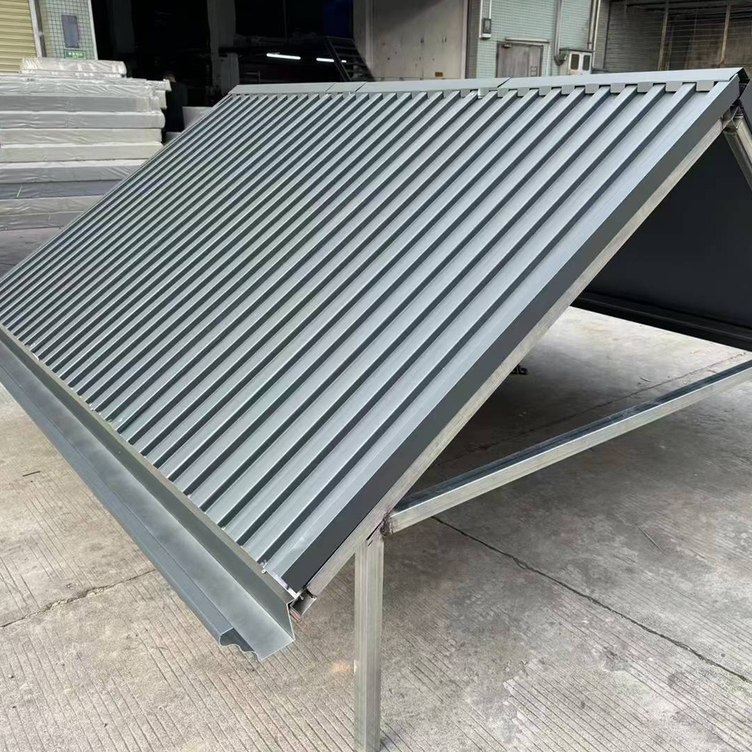 GUANGQIA Insulated Polyurethane Sandwich Panels Waterproof Fire-Rated Aluminium Sandwich Roofing Panels