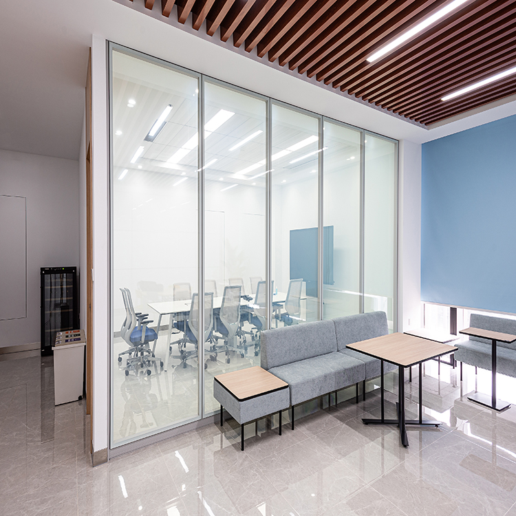 Custom Interior Modular Partition Wall Panel Acoustic Commercial Office Wall Divider Easy Assemble