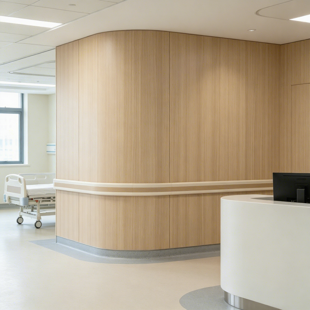Laminated GF Material Office Partition Wall System Board Panel Melamine Design Modern Room Divider for Hospital School