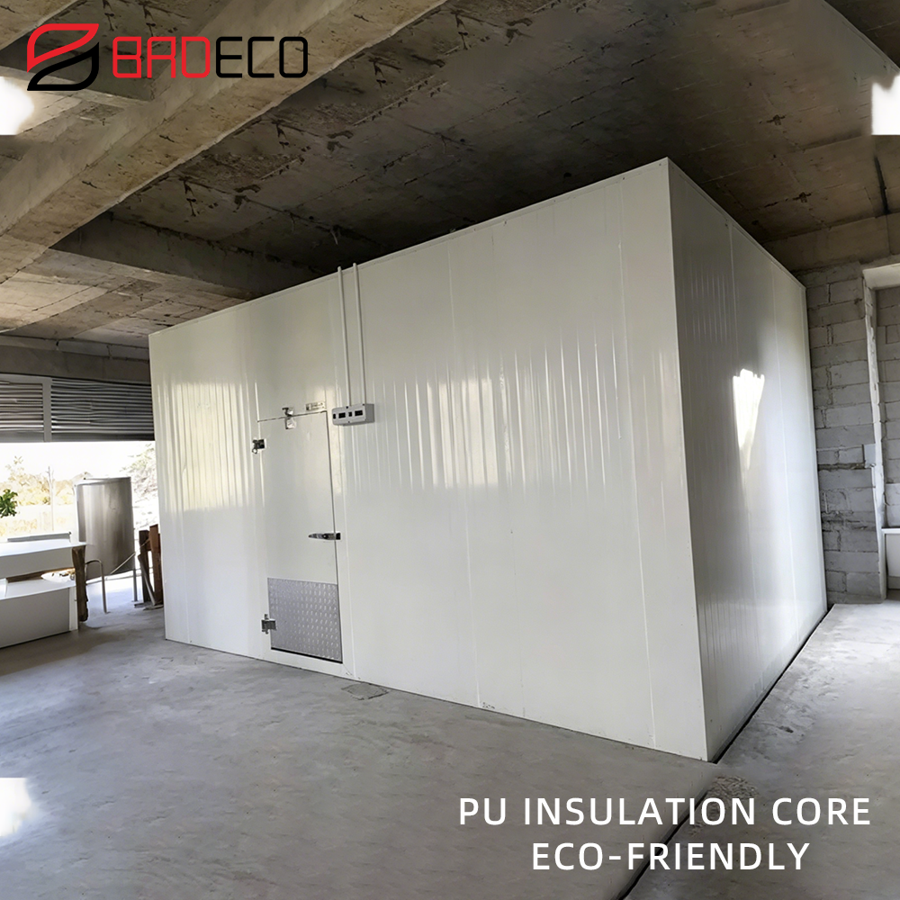 Internal Insulated Partition Wall PU/PIR Sandwich Panel for Separating Freezer &amp; Chiller in Same Warehouse