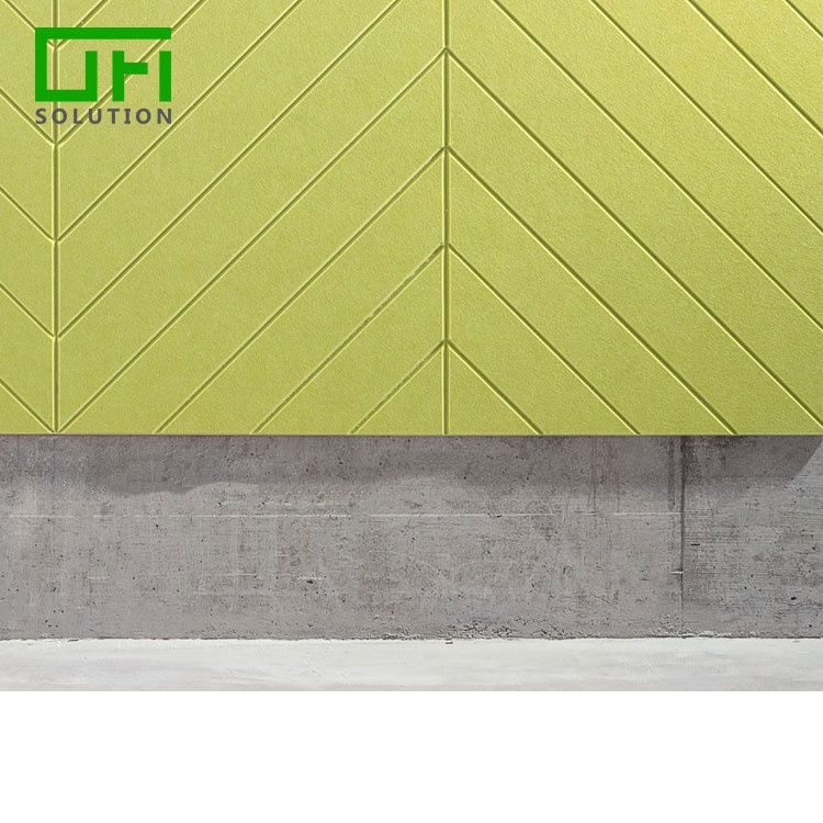 Soundproof Polyester Felt Acoustic Easy Cutting Wall Panel PET Acoustic Board Recycled Polyester Acoustic Panels