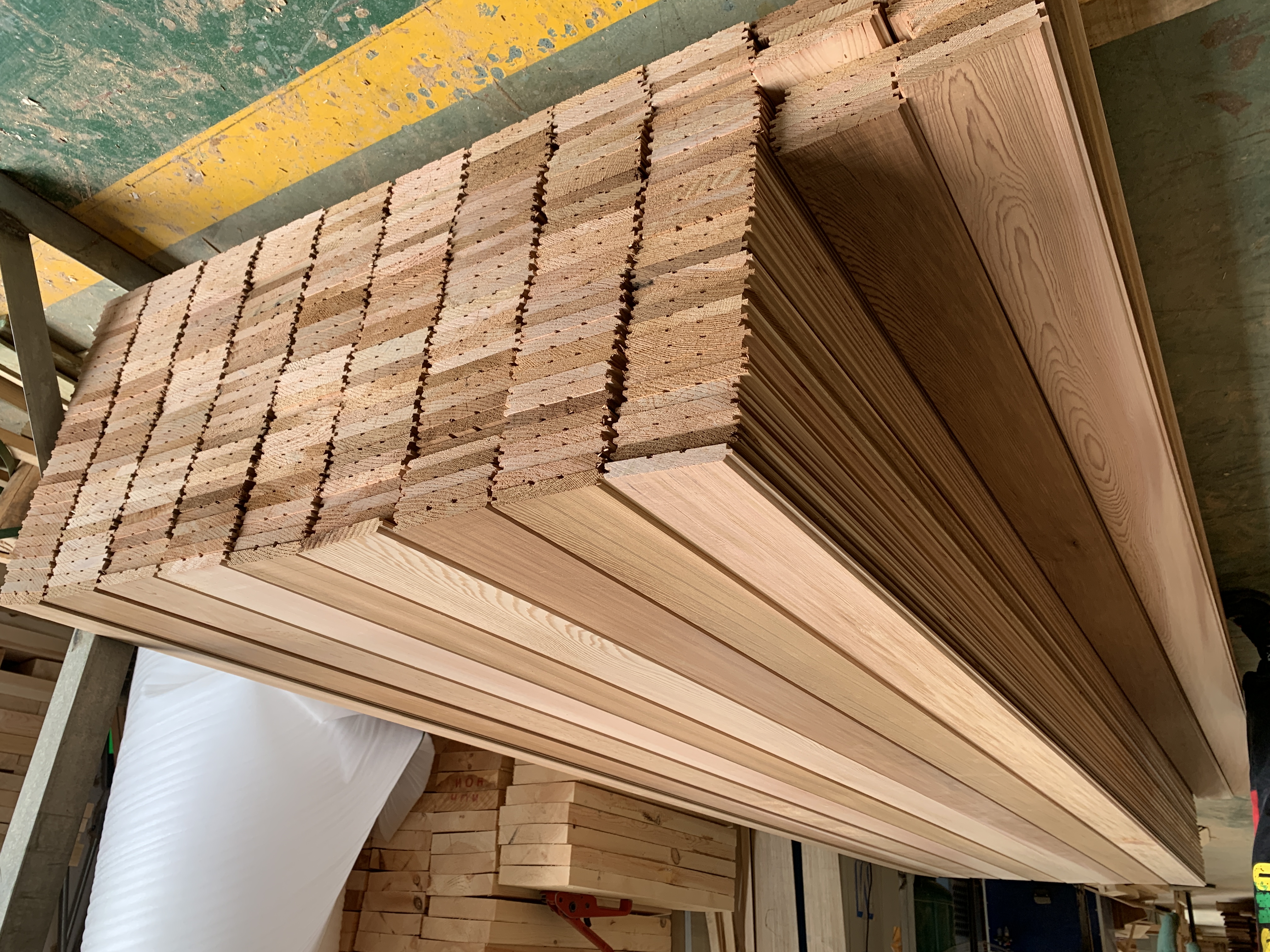 Natural Cedar Timber Wall Cladding Wood Exterior Tongue and Groove Wall Panels Wall Cladding Exterior Outdoor