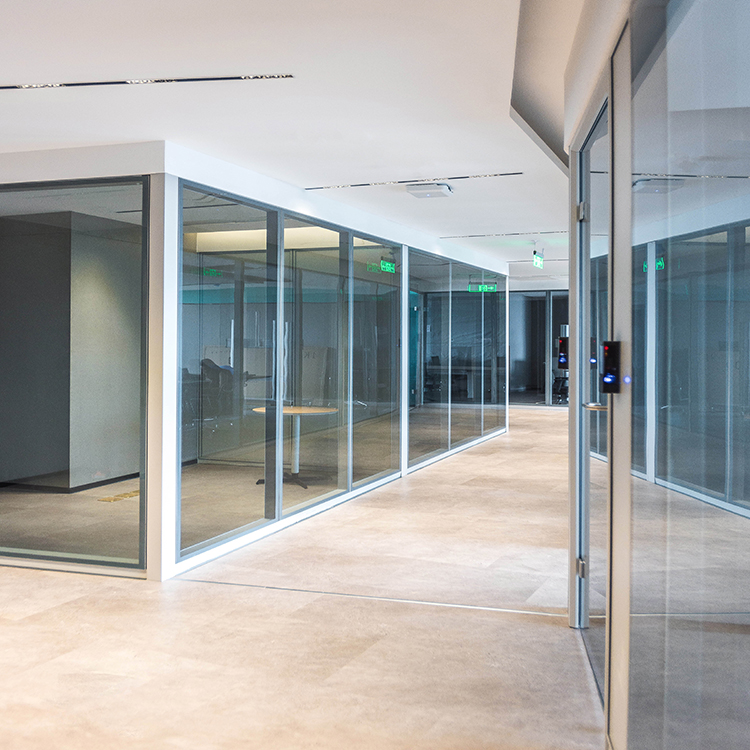 Custom Interior Modular Partition Wall Panel Acoustic Commercial Office Wall Divider Easy Assemble