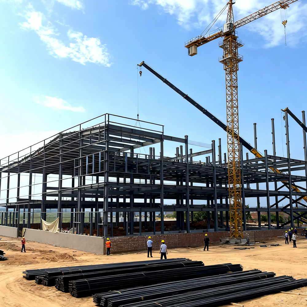 Modern Aesthetic Steel Frame Support Glass Curtain Wall Metal Cladding Various Facade for Commercial Building Exterior