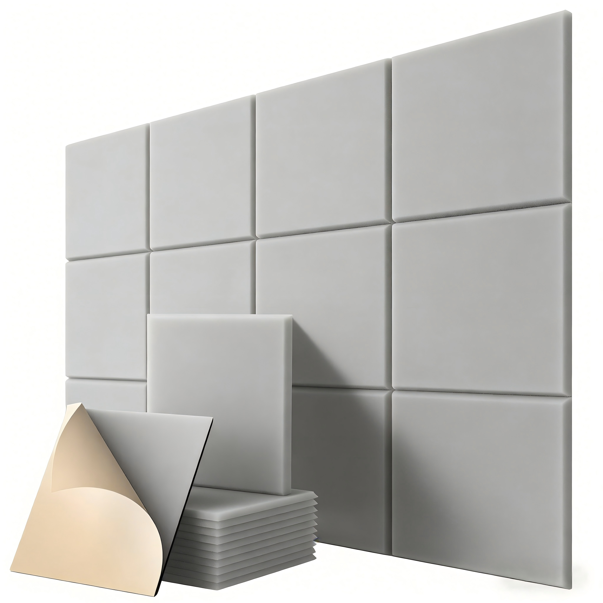 Polyester Fiber Acoustic Panels Contemporary Design Eco-Friendly Waterproof Fireproof Sound Insulation NRC 0.75-0.95 Living Room