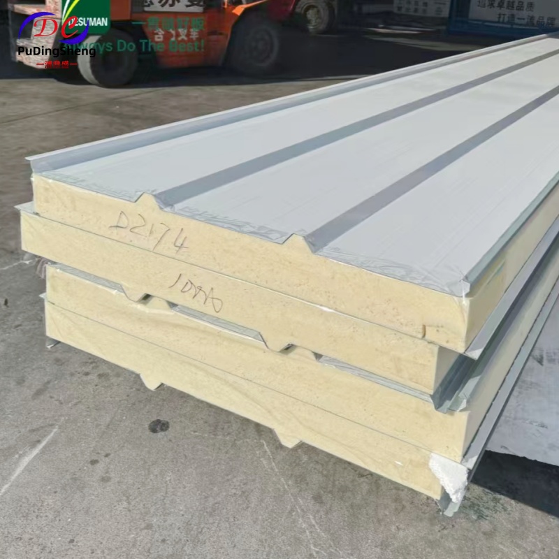 PU Sandwich Panel Eco Friendly Energy Efficient Insulated Panel for Construction Project And Prefabricated Building