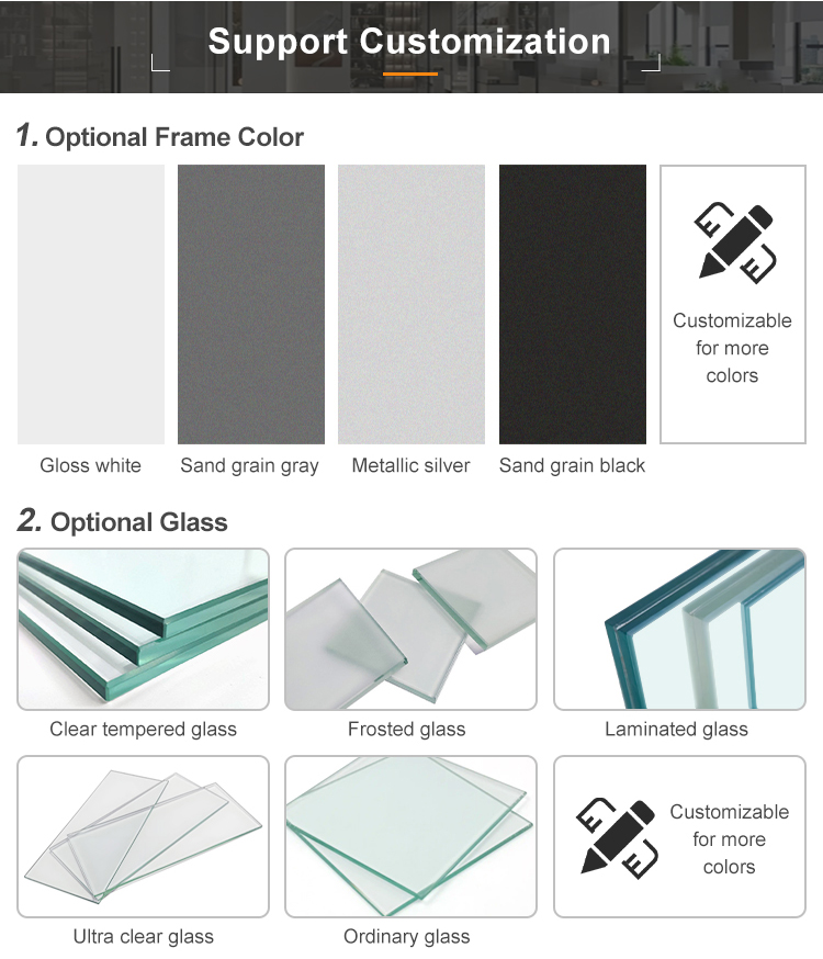 Office Glass Partition Detail 1