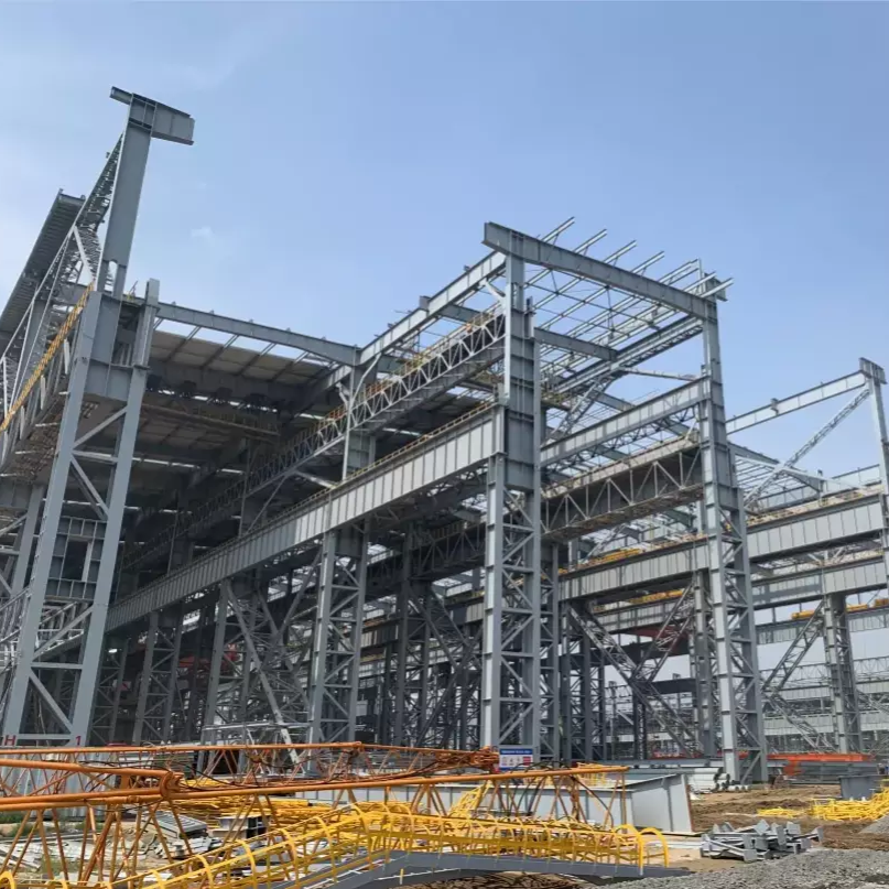 Cheap Prefabricated Modern Steel Structure Warehouse Office Building Fast Construction Light Steel Frame Insulated Panels