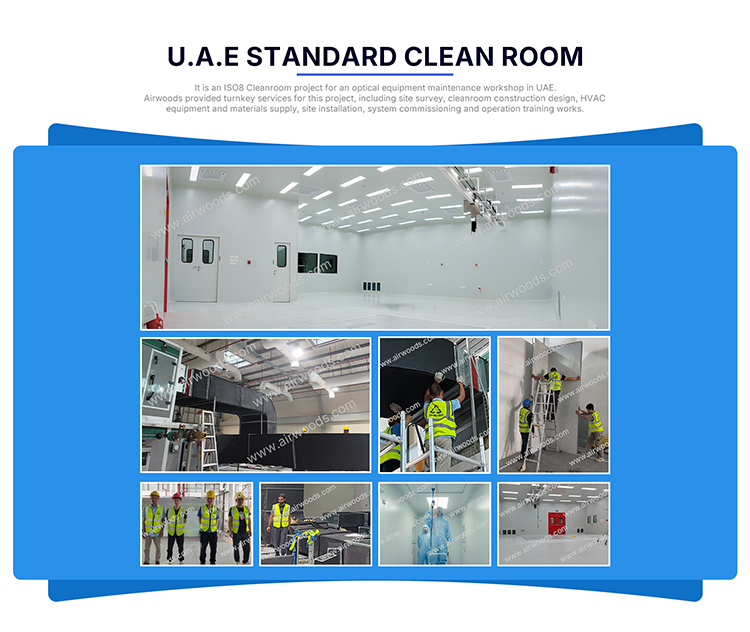 Laboratory Workshop Panels Modular Project Fireproof Construction Hospital Iso 8 Wall Class 10000 Wool Prefabricated Cleanroom