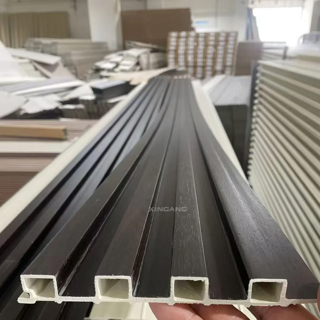 Waterproof WPC Wall Panel Wood Plastic Composite Wall Cladding For Indoor Decoration