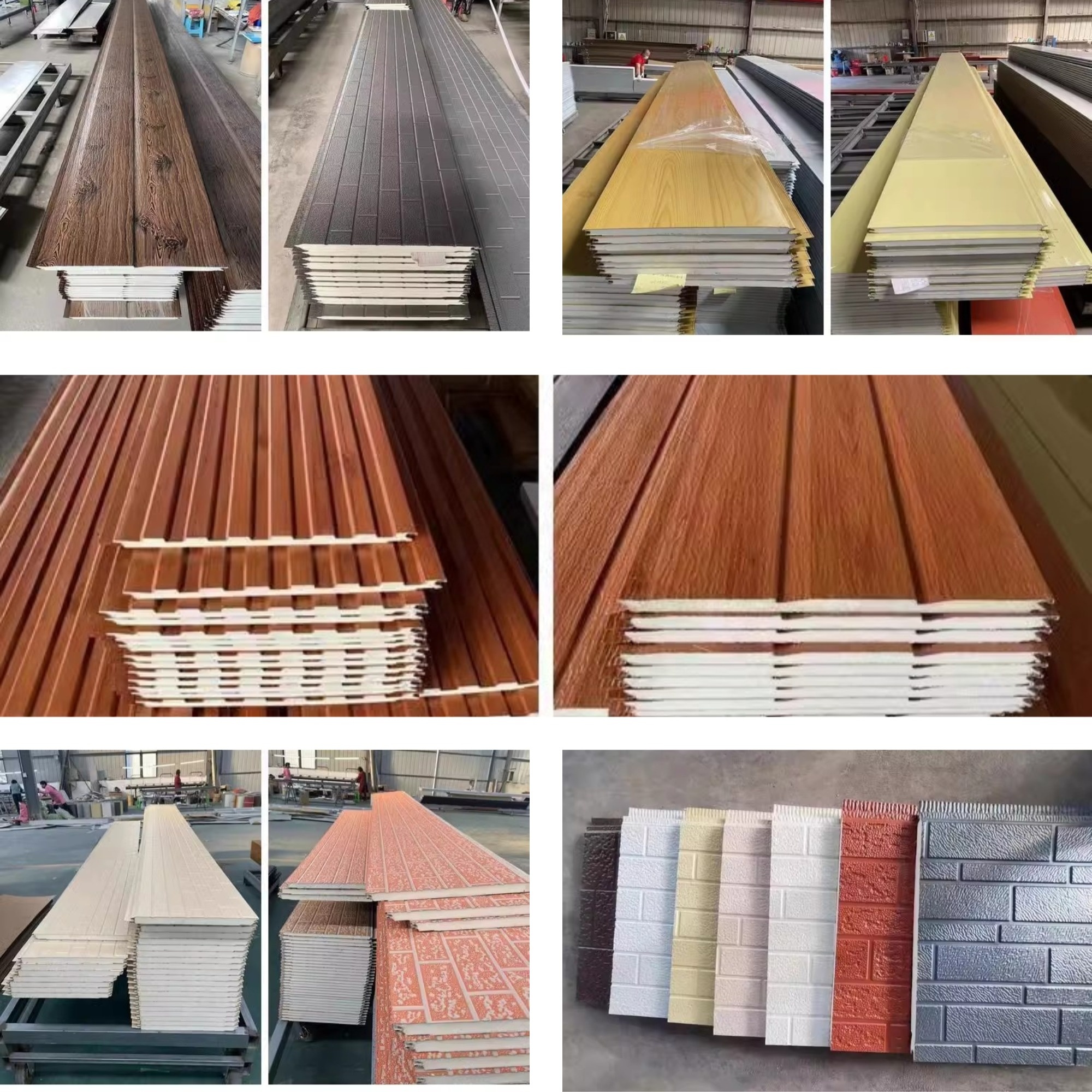 Polyurethane Sandwich Panels for Interior and Exterior Wall Panels, Insulation Boards and Building Sandwich Panels