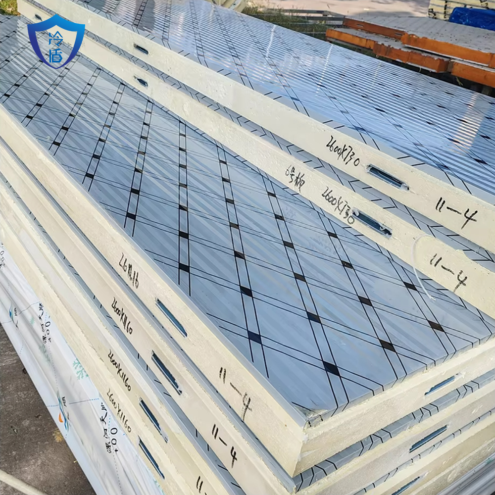 Fire Resistant PIR Insulated Galvanized Steel Sandwich Panel, Thermal Insulation Cold Storage Panels For Cold Room Wall &amp; Roof