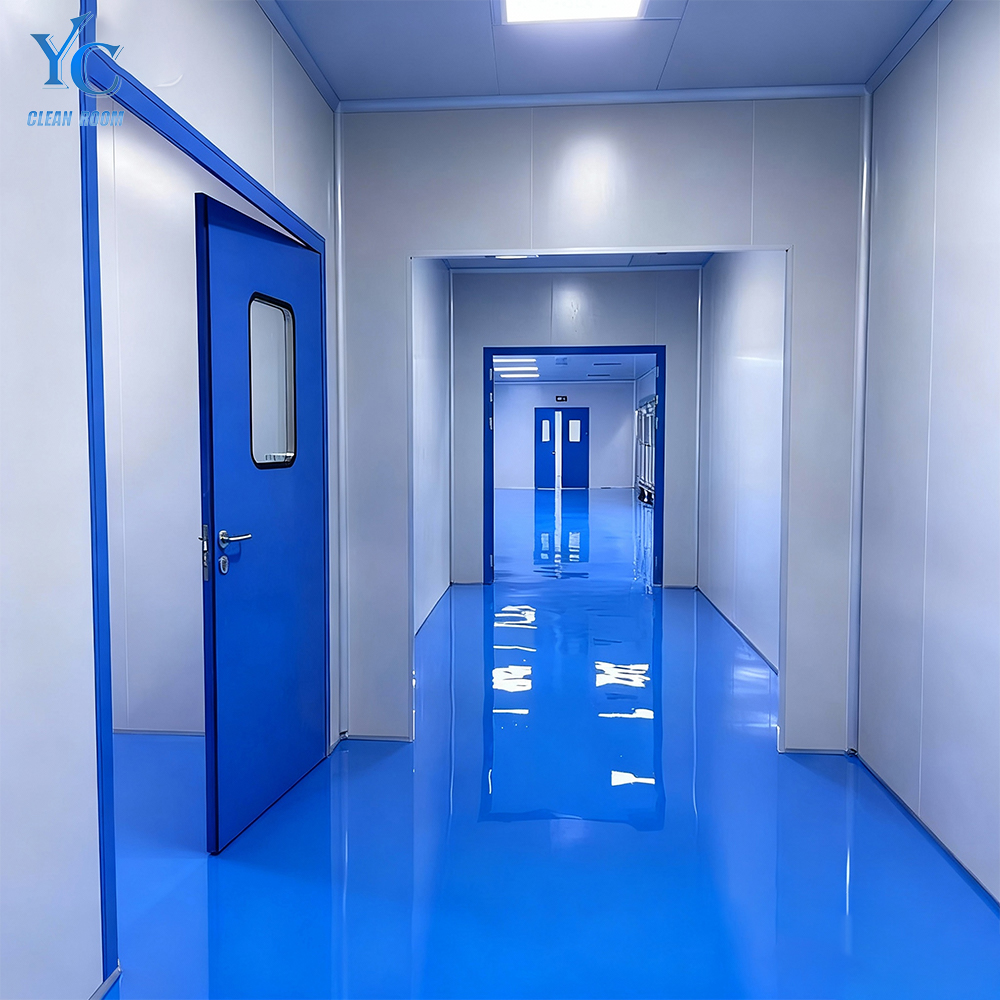 GMP-Compliant Turnkey Cleanroom Projects Industrial Steel Structure Modular Clean Room Wall Ceiling Panels For Workshops