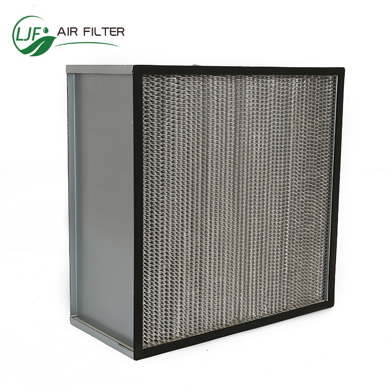 H13 H14 Deep Pleated HEPA Filter FFU Panel Box Filter Reliable Chinese Manufacturer for Electronics Factory Hospital Cleanroom