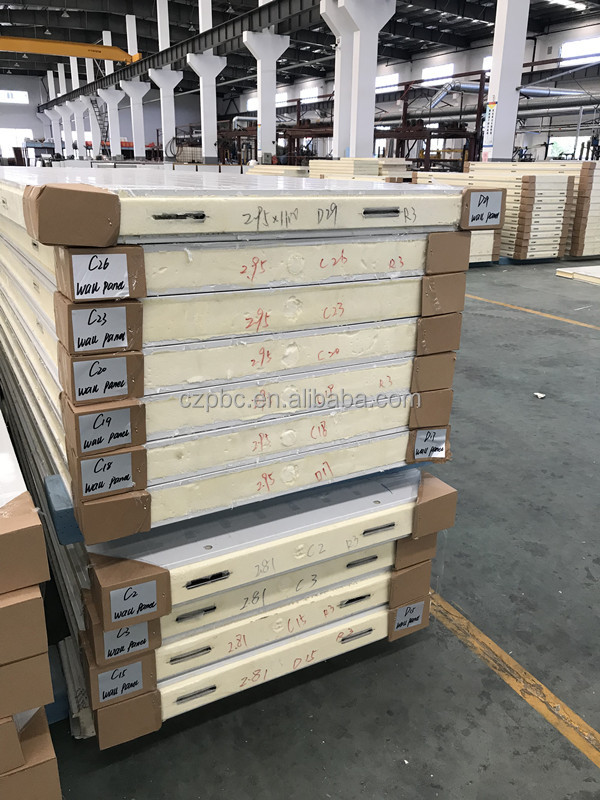 Panels wrapped for export