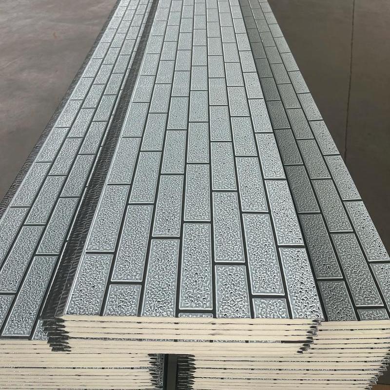 Modern Fireproof External Carved Polyurethane-Cement-Wall-panels Pu Metal Exterior Wall Panel Sandwich Panel Feature Widely Used