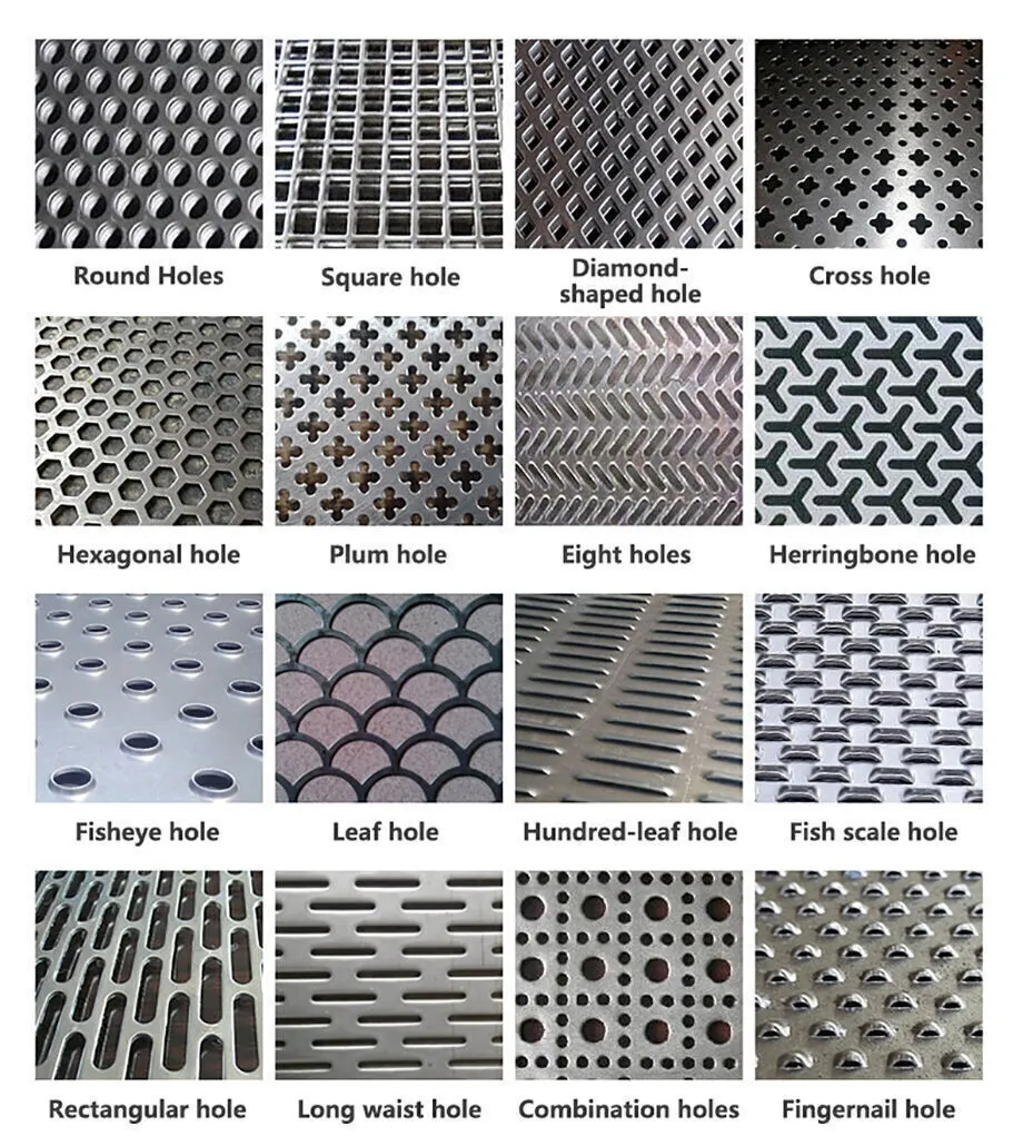 Exterior Wall Architectural Decorative Perforated Metal Aluminum Facade Cladding Panels