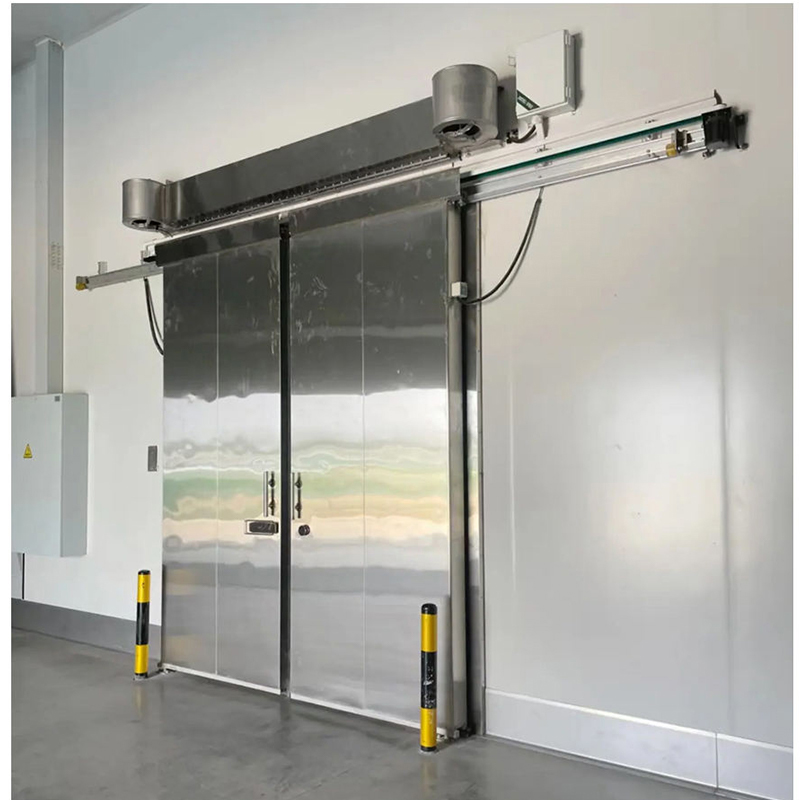 Customized Cold Storage Door With PU Panel Insolation Stainless Steel Hinged And Sliding For Cold Room