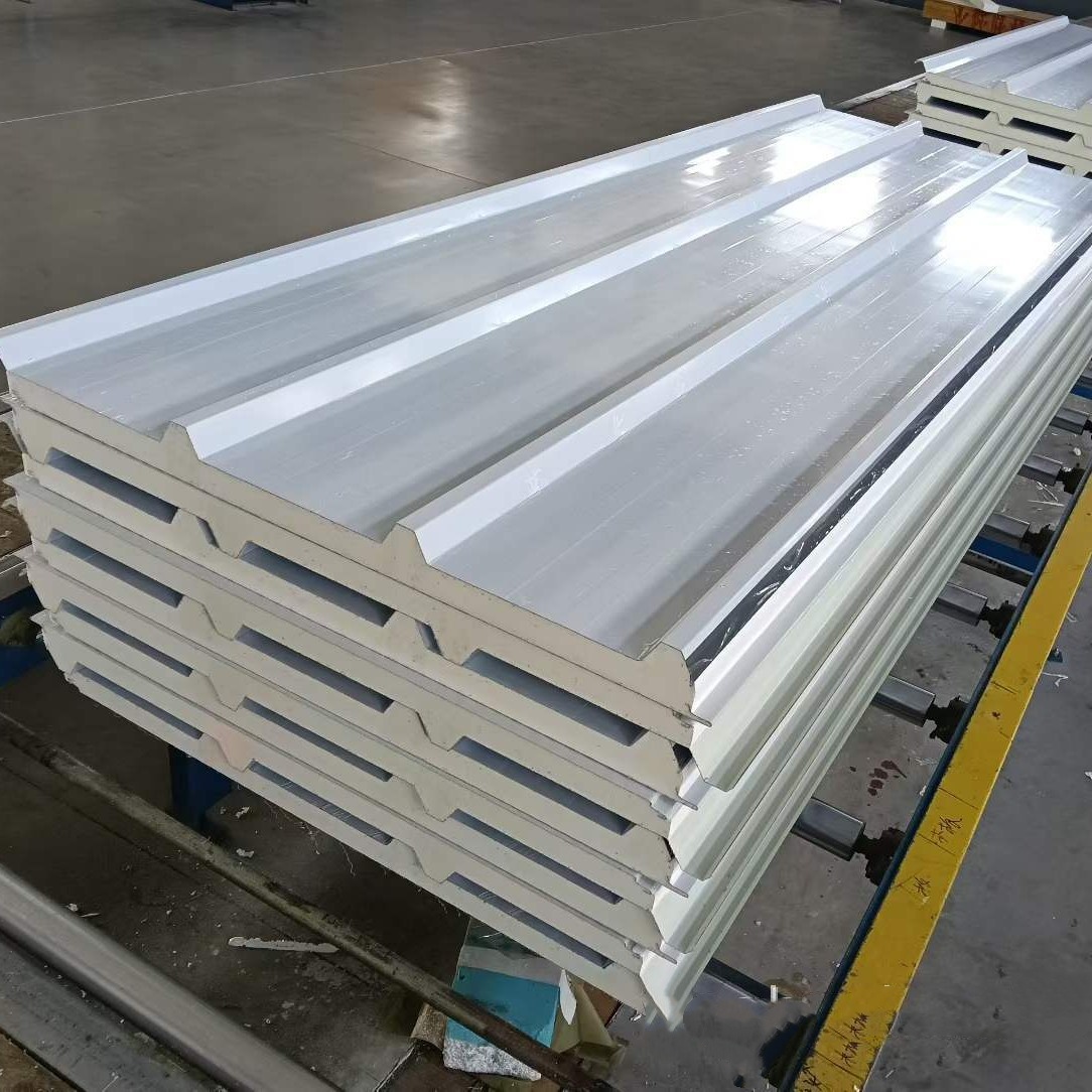 50/70/80mm Insulated Metal Panels Roofing With Insulated PU/PIR Sandwich Panel for Building Applications