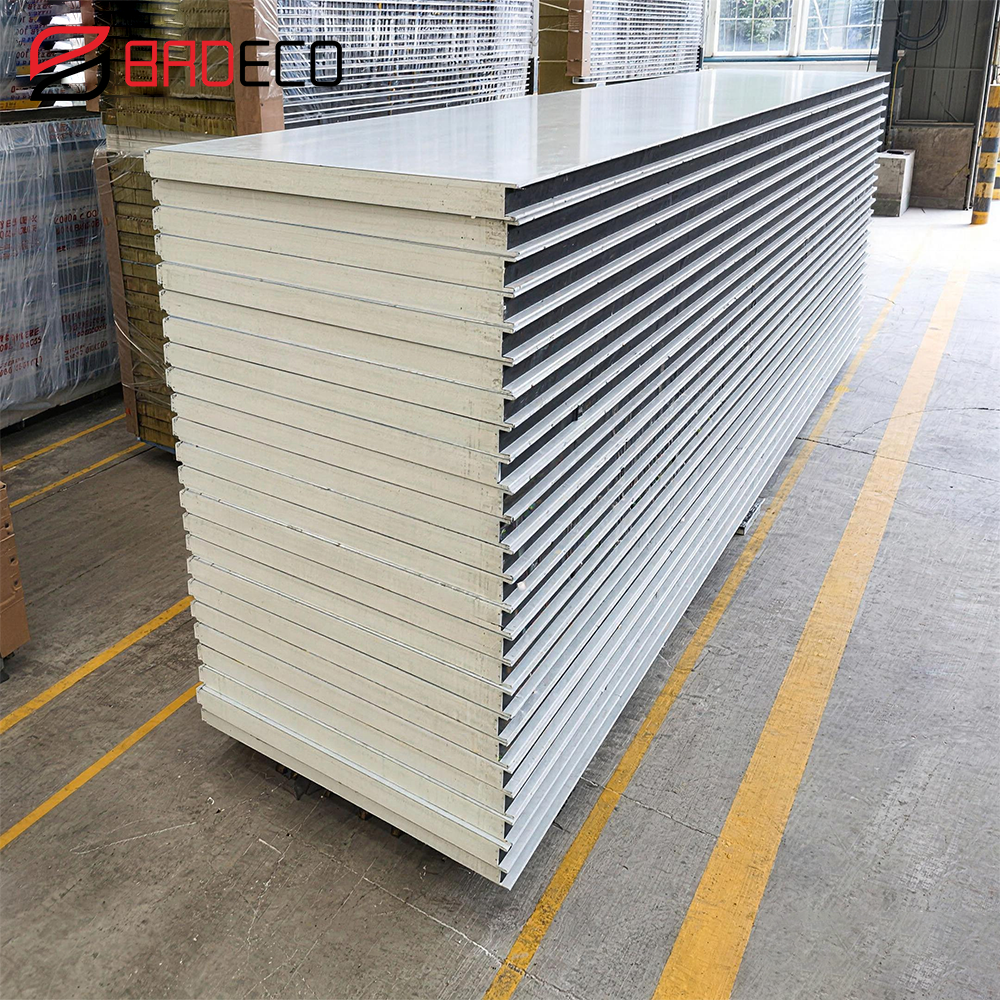 Cold Storage Partition Wall Panel PU/PIR Sandwich Panel for Internal Room Divider &amp; Temperature Zone Separation