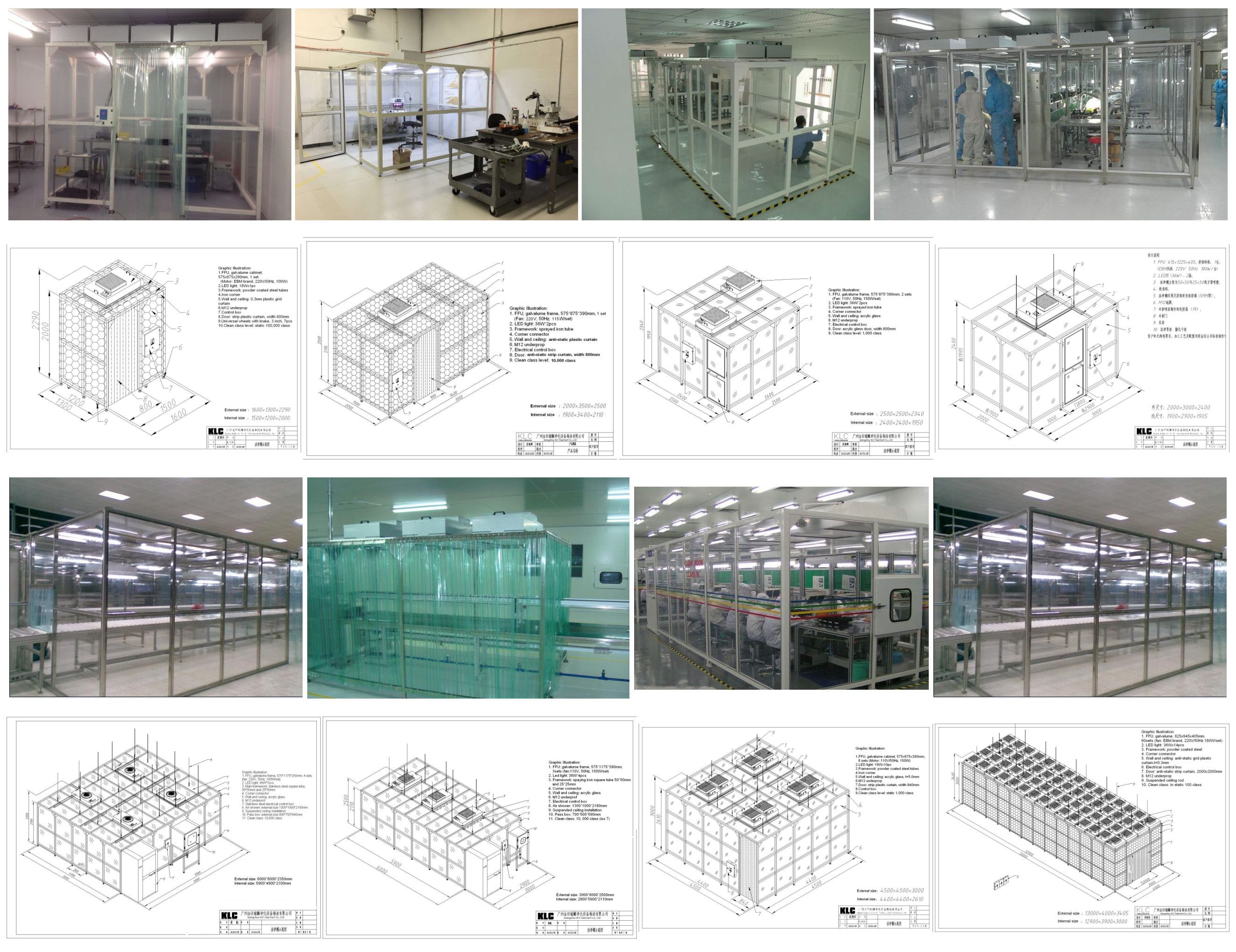 GMP Clean Room Operating Room Panels