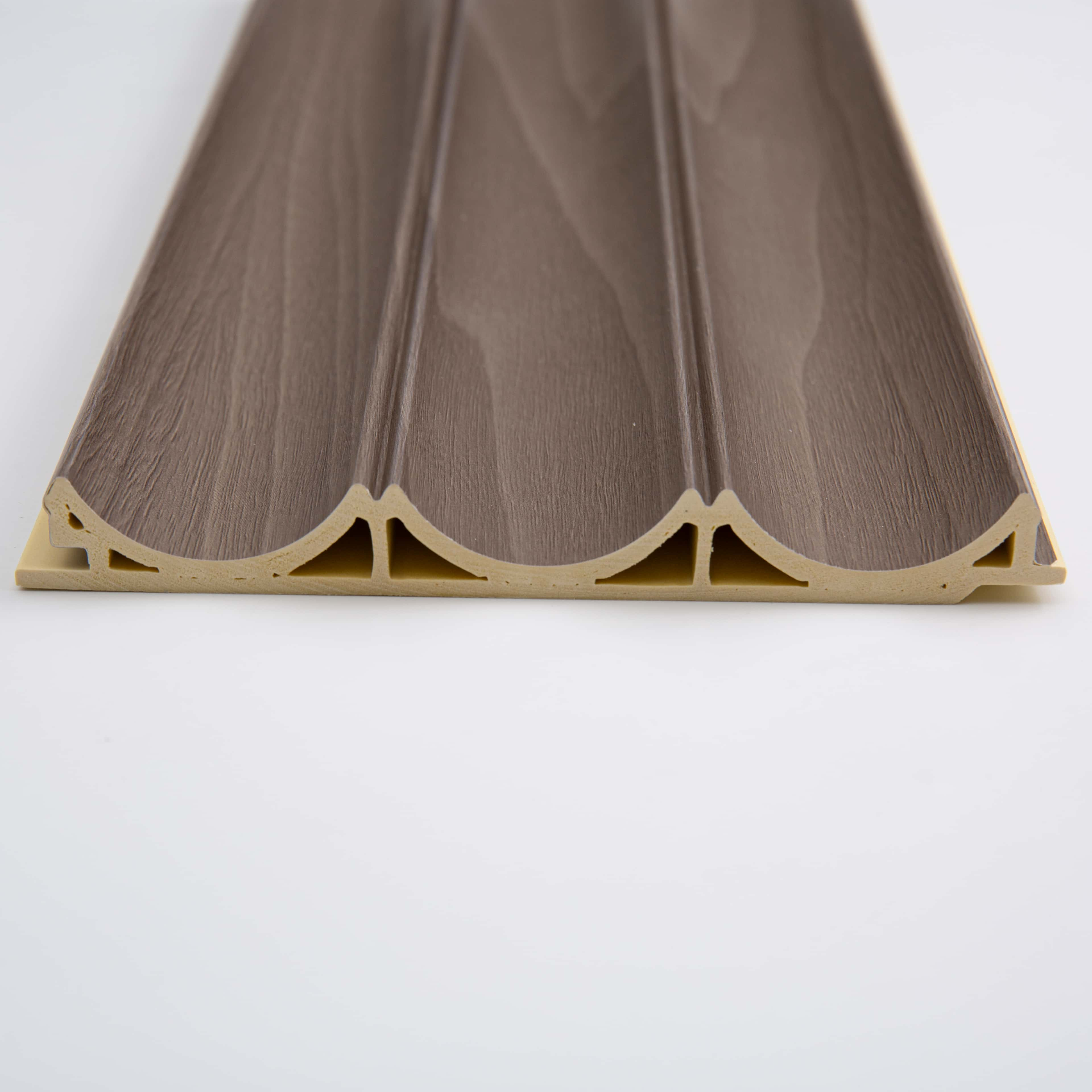 QDM Modern Classic Fireproof WPC Wall Panels Waterproof Wood-Plastic Composite for Residential Commerce Interior