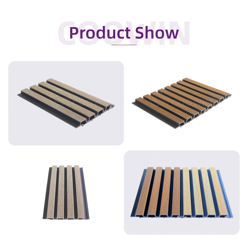 WPC Wall Panel PVC Co-extrusion Panels Waterproof UV-resistant Exterior Composite Outdoor WPC Wall Cladding