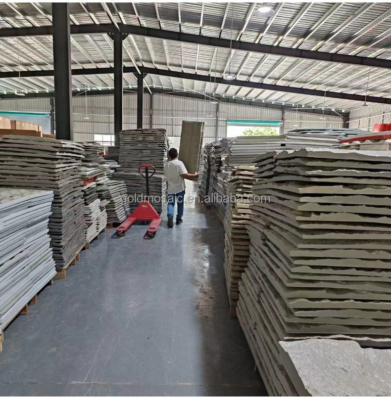 Modern White 3D Single Wall Tiles Durable PU Hollow Panel Hotel Interior Design Durable Artificial Stone Wall Partition