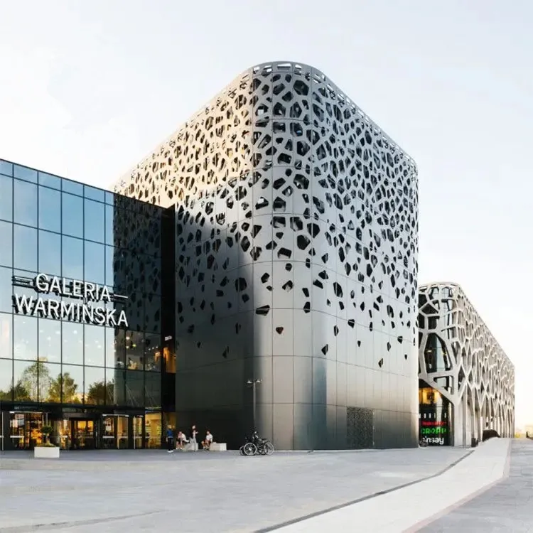 Decorative Laser Cut Metal Wall Cladding Interior Exterior Aluminum Acoustic Facade Panel