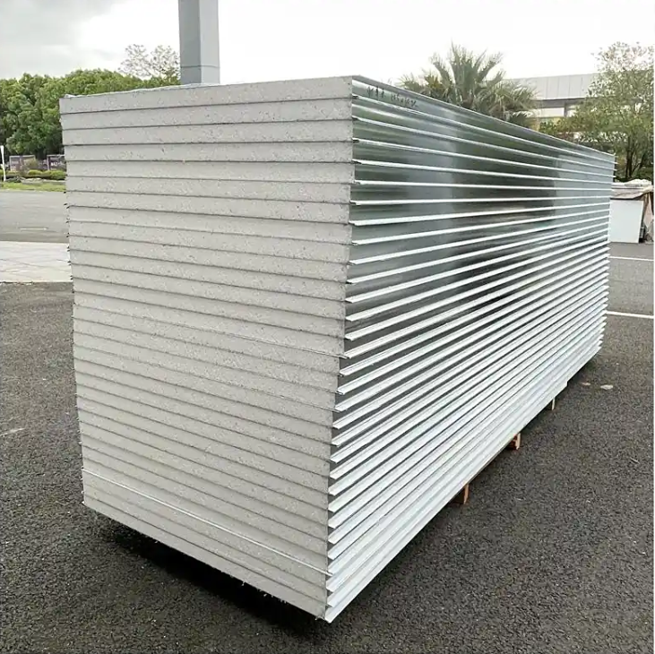 Insulated Roof Eco-Friendly PU PIR Polyurethane Sandwich Panel 90mm Steel Aluminum Composite Panels Cold Room Workshop Warehouse