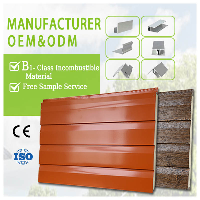 Insulated Panel Sandwich Polyurethane Exterior Foam Wall Pu Panels for Cold Room