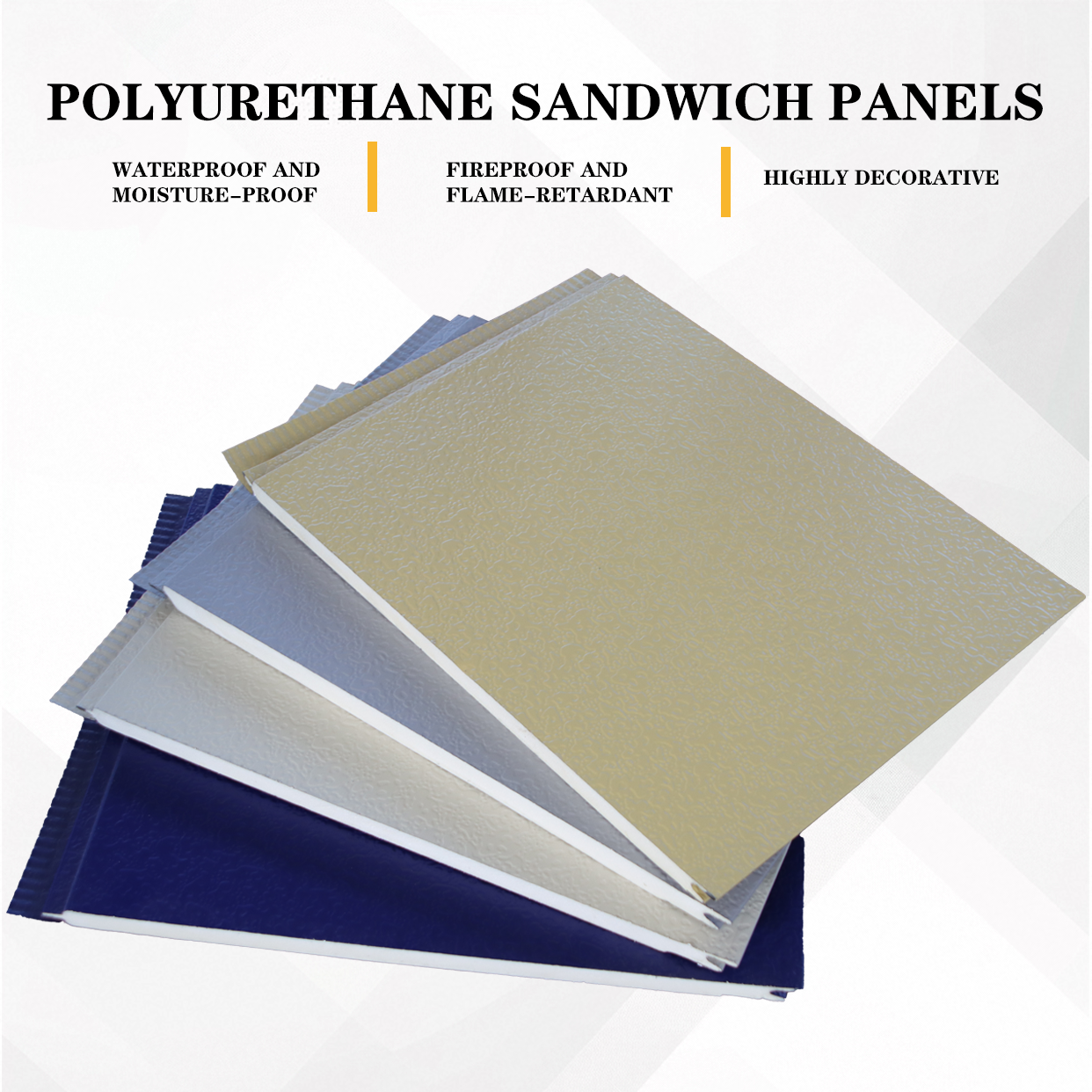 CE Professional Certification Insulation Exterior Metal Siding Lightweight Modular Pu Combination Polyurethane Faux Stone Panel