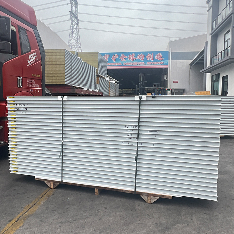 Rock wool sandwich panel structural display 5